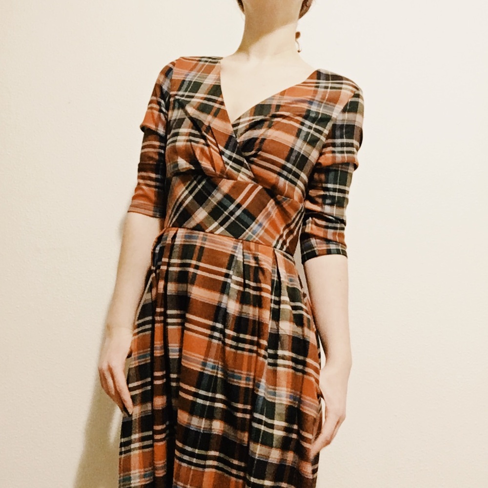 Hell Bunny plaid dress NEW
